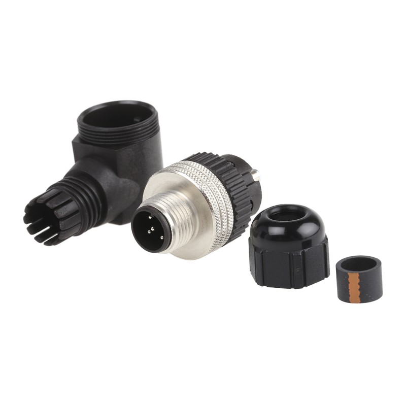 1 pcs - Brad from Molex Circular Connector, 5 Contacts, Cable Mount, M12 Connector, Plug, Male, IP68, Micro-Change Series