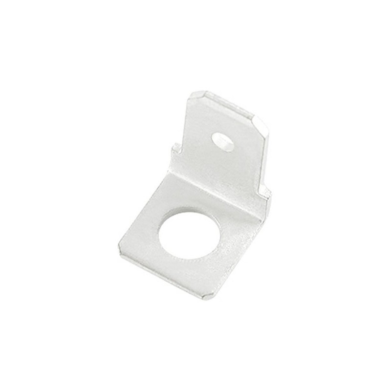 100 pcs - RS PRO Uninsulated Male Spade Connector, PCB Tab, 6.35 x 0.8mm Tab Size