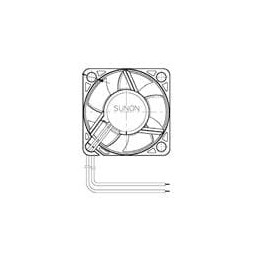 1 pcs : MF30101V1-1000U-G99 - DC Fans Axial Fan, 30x30x10mm, 12VDC, 0.25'H2O, Vapo, 3x Wire, Auto Restart, Tach