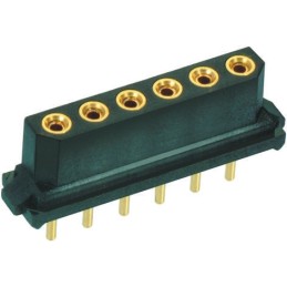 1 pcs - HARWIN Straight Through Hole Mount PCB Socket, 5-Contact, 1-Row, 2mm Pitch, Solder Termination