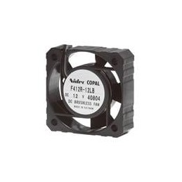 1 pcs : F412R-12LB - DC Fans Brushless DC Fan, 41 X 41 X 12.2mm, 12V DC, .11m3/min Air flow, 15 Pa Static pressure, 16db Noise, 