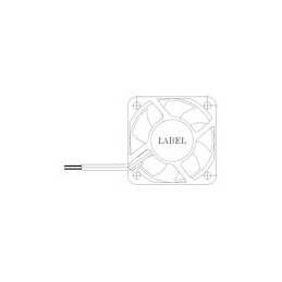 1 pcs : AUB0405VD-00 - DC Fans Tubeaxial Fan, 40x20mm, 5VDC, Sleeve, 3-Lead Wires, Lock Rotor Sensor, Tach