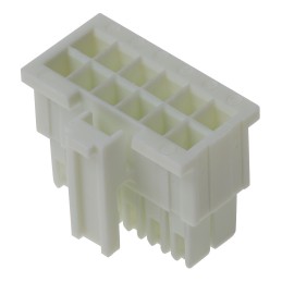 1 pcs - Samtec, IPD1 Male Crimp Connector Housing, 2.54mm Pitch, 12 Way, 2 Row