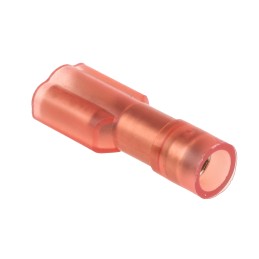 100 pcs - RS PRO Red Insulated Female Spade Connector, Receptacle, 4.75 x 0.8mm Tab Size, 0.5mm² to 1.5mm²