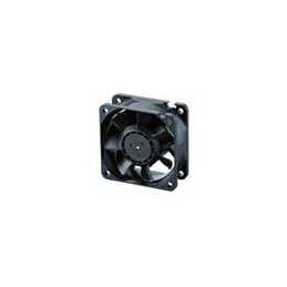 1 pcs : 06025SA-12L-AA-D0 - DC Fans Tubeaxial Fan, 60x60x25mm, 12VDC, 16.9CFM, Rib Mount, Ball Bearing, Lead Wires