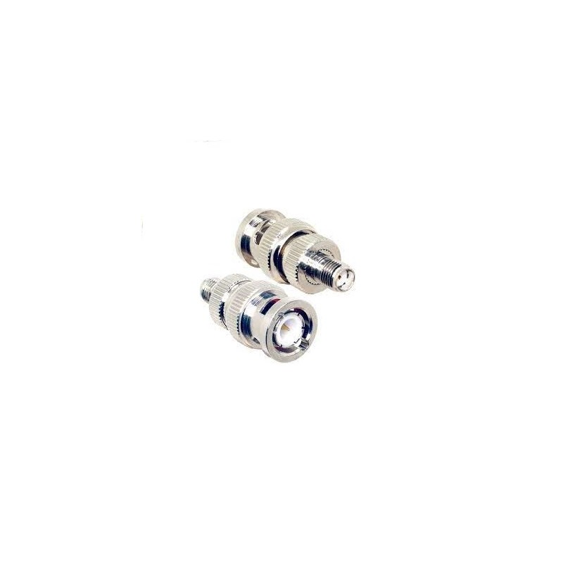 10 pcs - Linx Straight Coaxial Adapter SMA Socket to BNC Plug 0 - 4GHz
