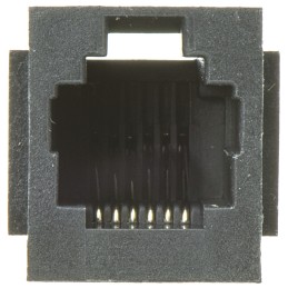 1 pcs - Wurth Elektronik WR-MJ Series Female RJ11 Connector, Through Hole, UTP Shield