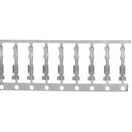 100 pcs - TE Connectivity AMPMODU MOD IV Series Female Crimp Terminal, 24AWG Min, 20AWG Max