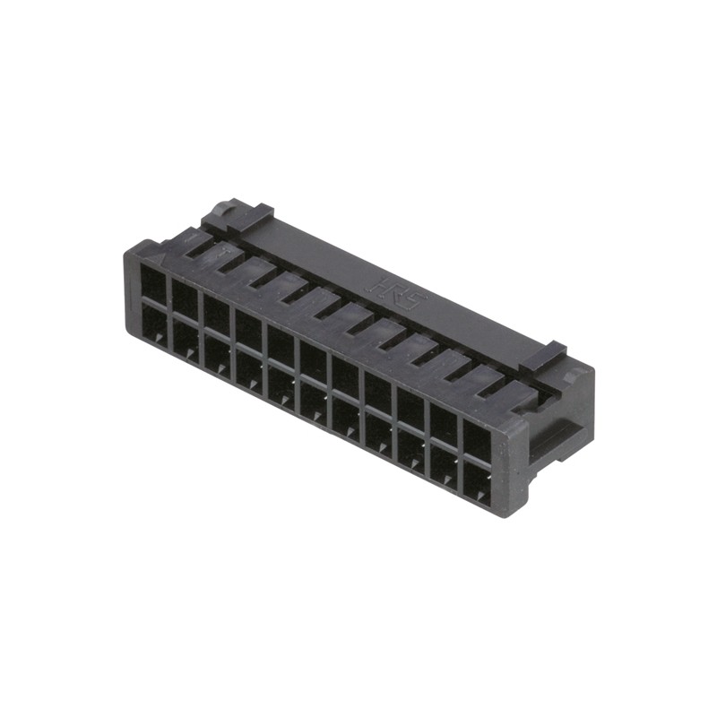100 pcs - Hirose, DF11 Female Connector Housing, 2mm Pitch, 22 Way, 2 Row