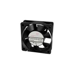 1 pcs : CFM-6010B-150-326-22 - DC Fans dc axial fan, 60 mm square, 10 mm, 12 Vdc, ball, 5000 RPM, 18.13 CFM, TS/PWM