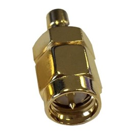 1 pcs - RF Solutions Straight 50Ω RF Adapter SMB Plug to SMA Plug