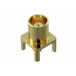 1 pcs - Samtec MCX Series, jack Through Hole MCX Connector, 50Ω, Through Hole Termination, Straight Body