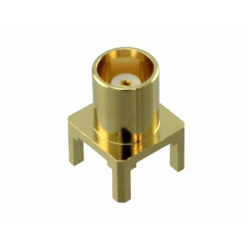 1 pcs - Samtec MCX Series, jack Through Hole MCX Connector, 50Ω, Through Hole Termination, Straight Body