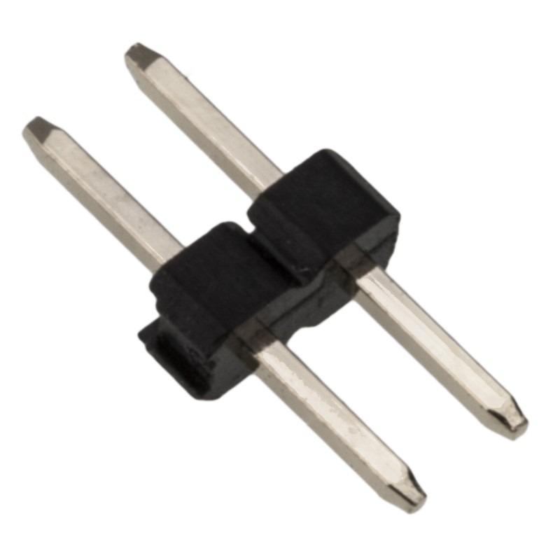 250 pcs - HARWIN M22 Series Straight Through Hole Pin Header, 2 Contact(s), 2.0mm Pitch, 1 Row(s), Unshrouded