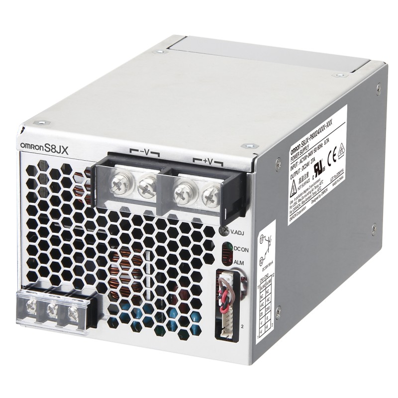 1 pcs - Omron S8JX-P Switch Mode DIN Rail Power Supply, 100 - 240V ac ac, dc Input, 24V dc dc Output, 31A Output, 600W