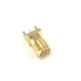 1 pcs - RS PRO, jack Edge Mount SMA Connector, 50Ω, Solder Termination, Straight Body