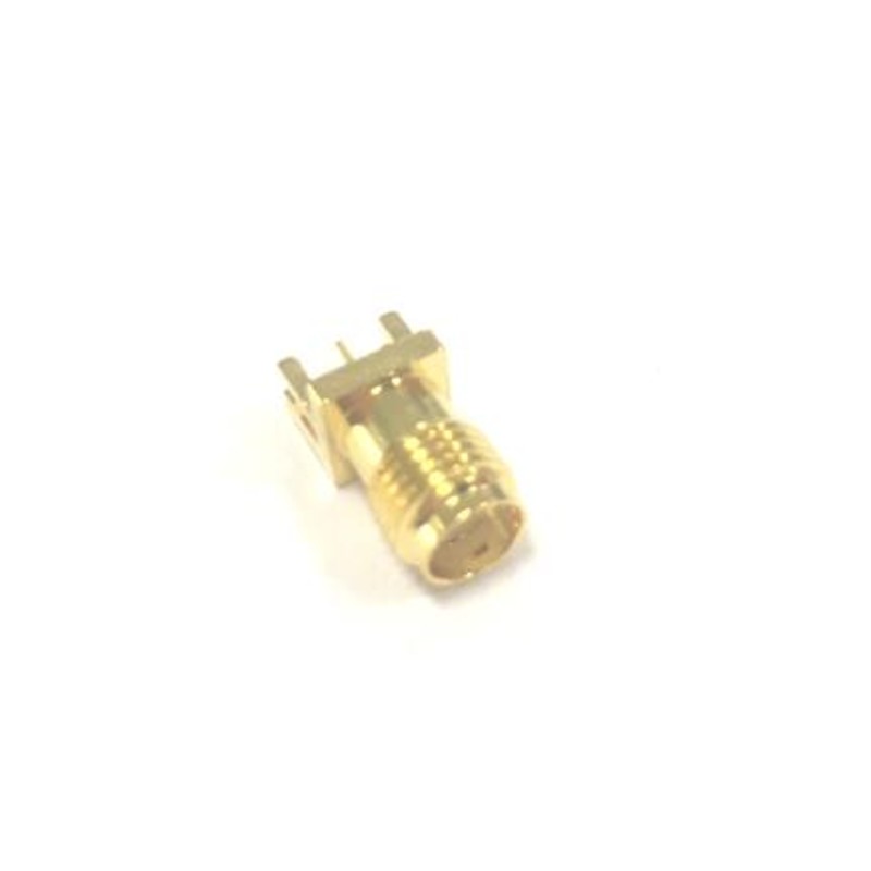 1 pcs - RS PRO, jack Edge Mount SMA Connector, 50Ω, Solder Termination, Straight Body