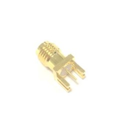 1 pcs - RS PRO, jack Edge Mount SMA Connector, 50Ω, Solder Termination, Straight Body
