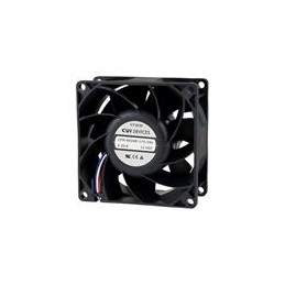 1 pcs : CFM-8038B-130-387 - DC Fans dc axial fan, 80 mm square, 38 mm, 10.8-13.2 Vdc, 3.48 W, 3000 RPM, 37.06 CFM, AR