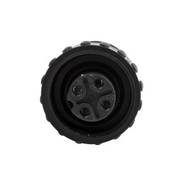 1 pcs - Amphenol Circular Connector, 3 + PE Contacts, Cable Mount, Socket, Female, IP65, IP67, Ecomate Series