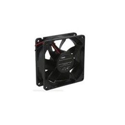 1 pcs : 08025SA-24N-AL-D0 - DC Fans DC Tubeaxial Fan, 80x80x25mm, 24VDC, 41.3CFM, Rib, Ball, 3 Wire, Lock Sensor