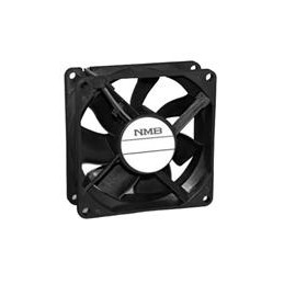 1 pcs : 08025SA-12P-EL-D0 - DC Fans DC Tubeaxial Fan, 80x80x25mm, 12VDC, 46.9CFM, Flange, Ball, 3 Wire, Lock Sensor