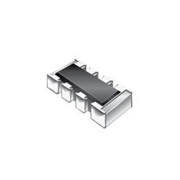 1 pcs : CAY10A-104J2AS - Resistor Networks & Arrays ResArrayA-AS 2x0402 100K 5% 63mW Convex