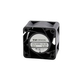 1 pcs : CFM-4020BG-1165-498 - DC Fans dc axial fan, 40 mm square, 20 mm, 12 Vdc, ball, 16500 RPM, 19.42 CFM