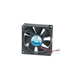 1 pcs : OD8025-24MB - DC Fans DC Fan, 80x80x25mm, 24VDC, 31CFM, 0.06A, 28dBA, 2500RPM, Dual Ball, Lead Wires
