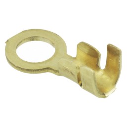 100 pcs - TE Connectivity Uninsulated Ring Terminal, M3.5 (6) Stud Size, 0.5mm² to 1.4mm² Wire Size