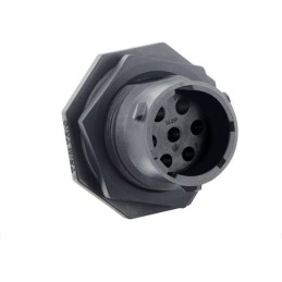 1 pcs - Souriau Circular Connector, 7 Contacts, Cable Mount, Socket