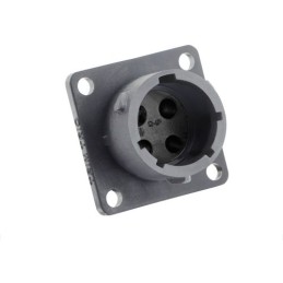 1 pcs - Souriau Circular Connector, 4 Contacts, Cable Mount, Socket