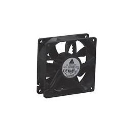 1 pcs : QFR0812SH-F00 - DC Fans Tubeaxial Fan, 80x25.4mm, 12VDC, Ball, 3-Lead Wires, Lock Rotor Sensor, Tach