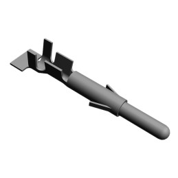 100 pcs - TE Connectivity, Mini-Universal MATE-N-LOK Uninsulated, Tin Crimp Pin Connector, 0.5mm² to 2mm², 20AWG to 14AWG