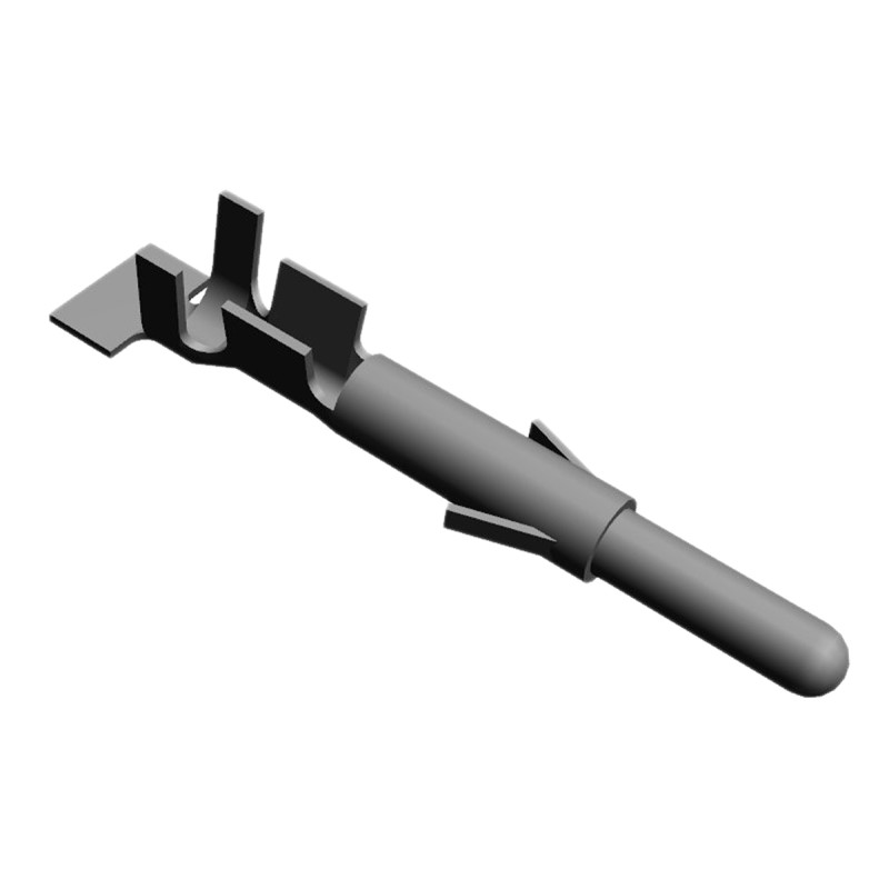 100 pcs - TE Connectivity, Mini-Universal MATE-N-LOK Uninsulated, Tin Crimp Pin Connector, 0.5mm² to 2mm², 20AWG to 14AWG