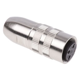 1 pcs - Lumberg 3 Pole Din Socket, DIN EN 60529, 5A, 250 V ac IP68, Female, Cable Mount