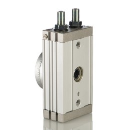 1 pcs - SMC MSQ Series Pneumatic Rotary Actuator, 190° Rotary Angle, 25mm Bore
