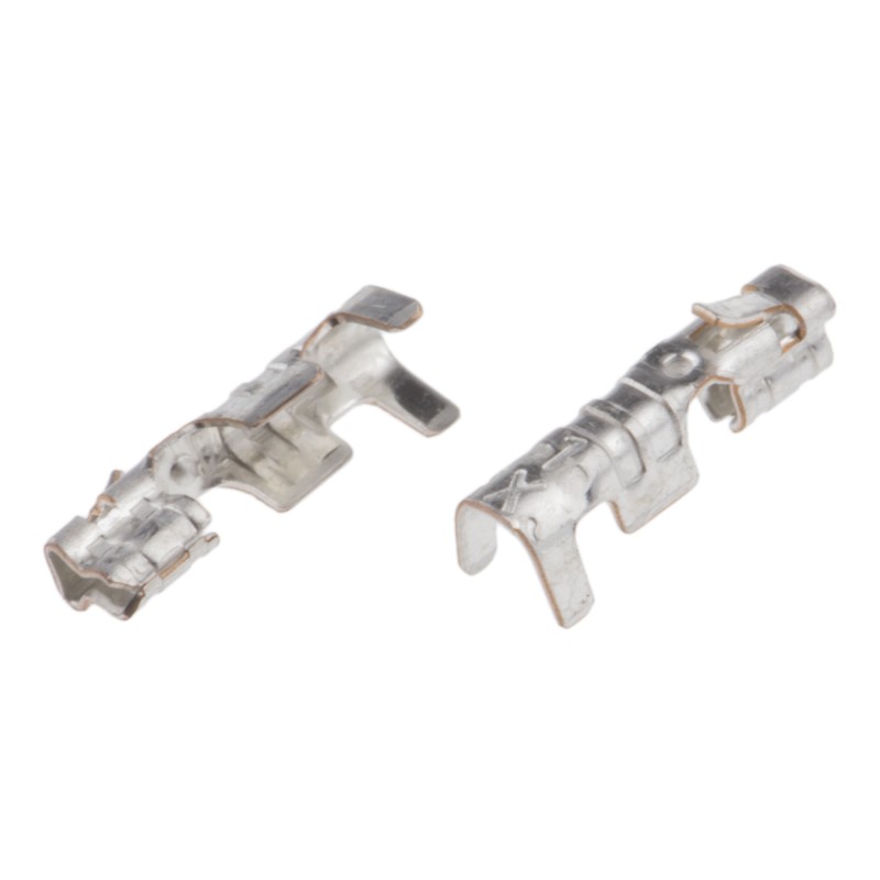 100 pcs - Molex Mini-SPOX Series Female Crimp Terminal, 28AWG Min, 22AWG Max