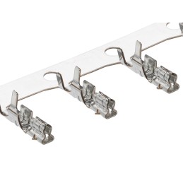 100 pcs - Molex Mini-SPOX Series Female Crimp Terminal, 28AWG Min, 22AWG Max