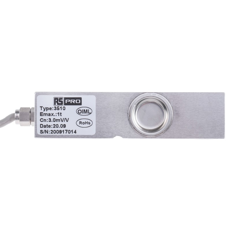 1 pcs - RS PRO Load Cell, 1000kg Range, Compression Measure