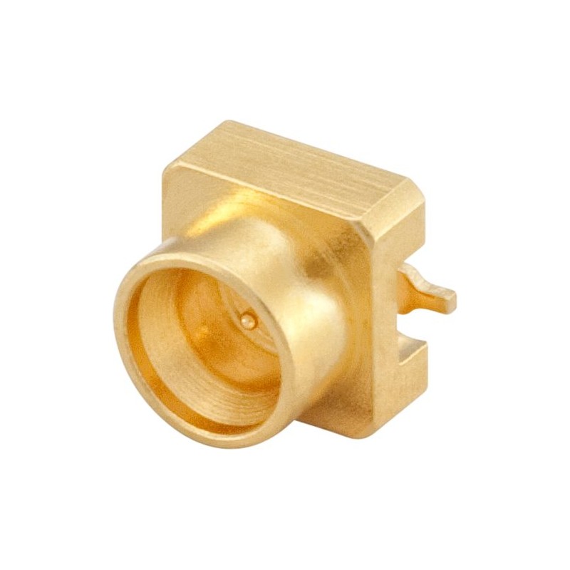 1 pcs - Rosenberger Mini-SMP Series, Plug PCB Mount, 50Ω, Solder Termination, Straight Body