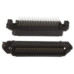 1 pcs - TE Connectivity CHAMP Series Straight PCB Mount PCB Socket, 50-Contact, 1-Row, 2.16mm Pitch, Screw Termination