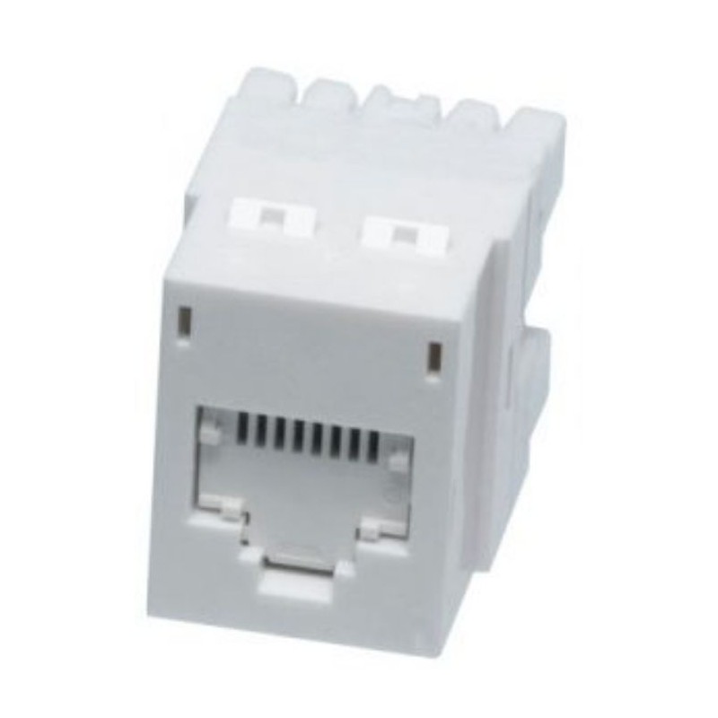 1 pcs - Molex Premise Networks Female Ethernet Connector, Snap-In, Cat6