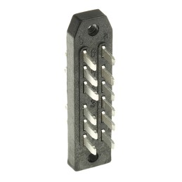1 pcs - Telegartner J00045A0912, DIN 41622 Connector, Male, 12-Way, 2-Row, Solder, J000