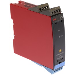 1 pcs - PR Electronics 9100 Series Temperature Converter, Current, RTD, Thermocouple Input, Current, Relay Output, 19.2