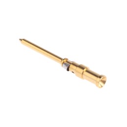 100 pcs - Han Contacts Male 10A Crimp Contact Minimum Wire Size 0.75mm² Maximum Wire Size 0.75mm² for use with Heavy Duty Power