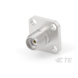 1 pcs - TE Connectivity, jack Flange Mount SMA Connector, 50Ω, Screw Termination, Straight Body