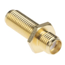 1 pcs - Amphenol Straight 50Ω RF Adapter SMA Socket to SMA Socket