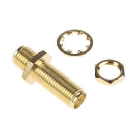 1 pcs - Amphenol Straight 50Ω RF Adapter SMA Socket to SMA Socket