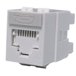 1 pcs - Molex Premise Networks Female RJ Connector Module, Cable Mount, Cat5e